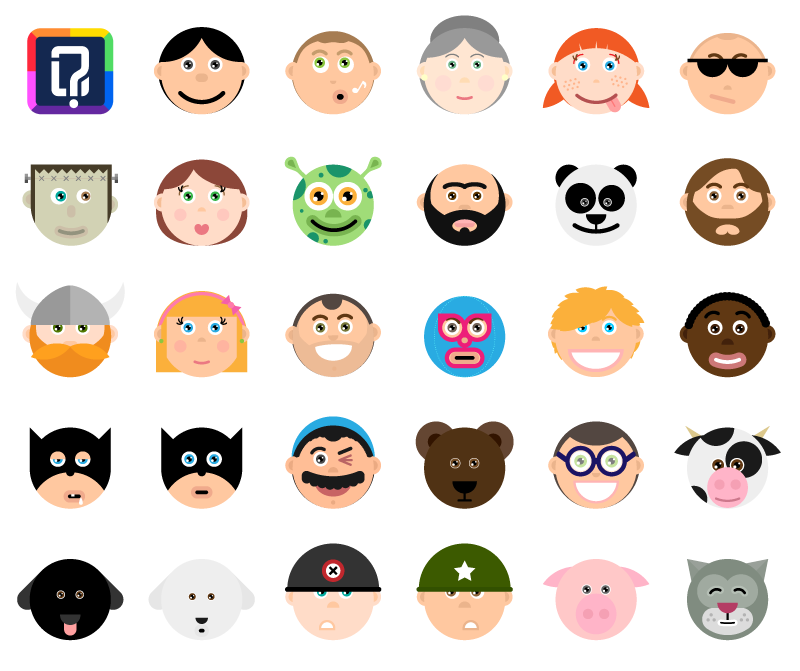 all avatars of Quizit