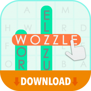 Wozzle icon with download banner.